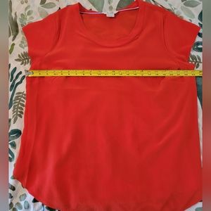 Boden Orange Silk Top US16